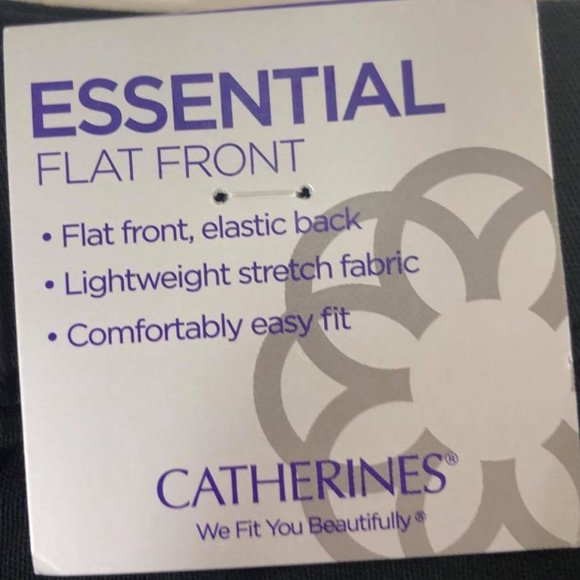 Catherines Sz 4X Black Jean Capris NWT - Picture 9 of 11